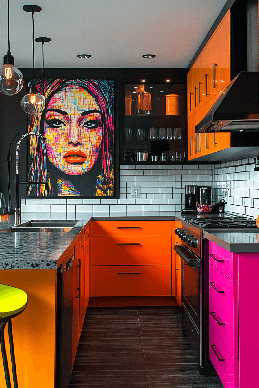 dopamine decor kitchen