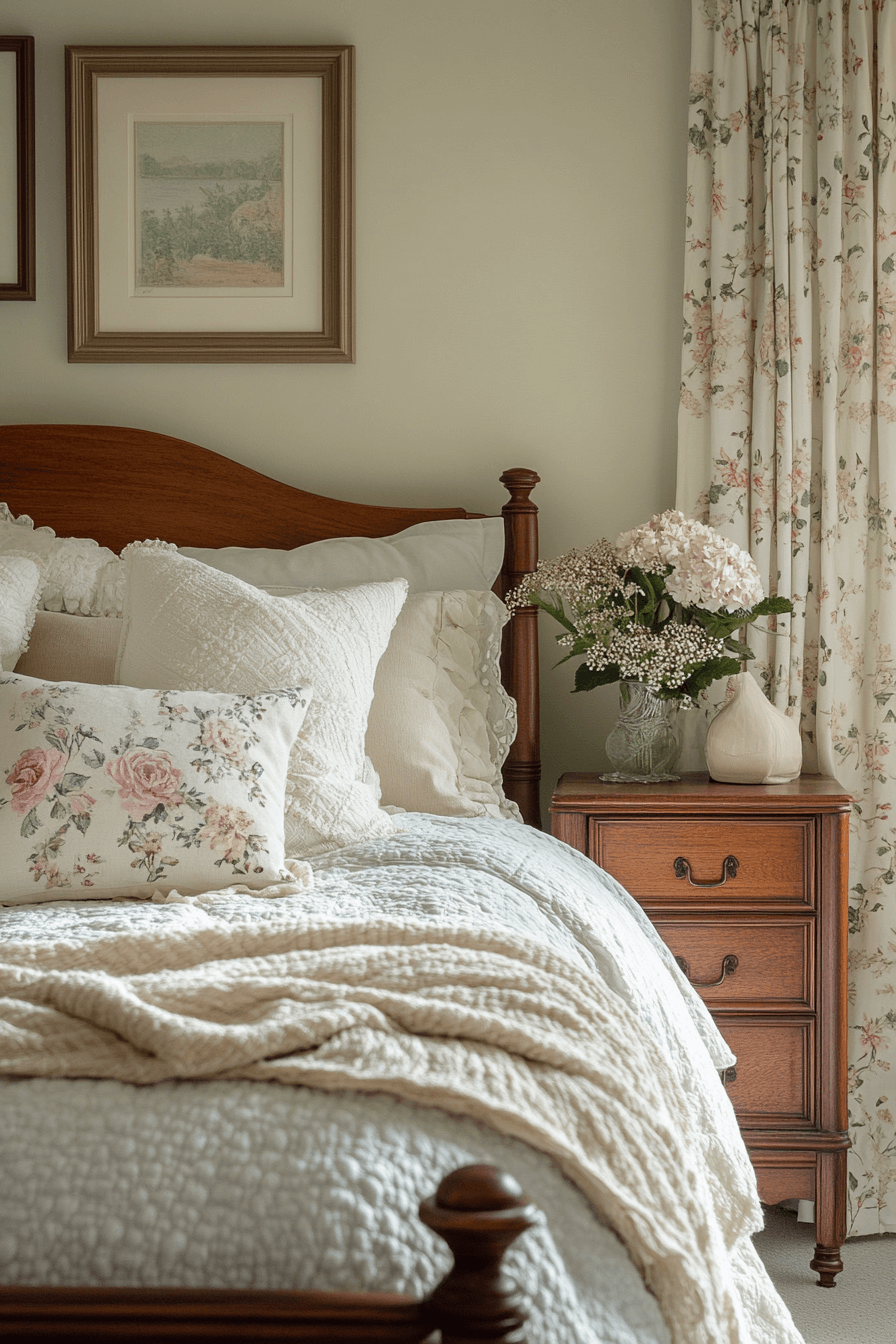 granny chic bedroom
