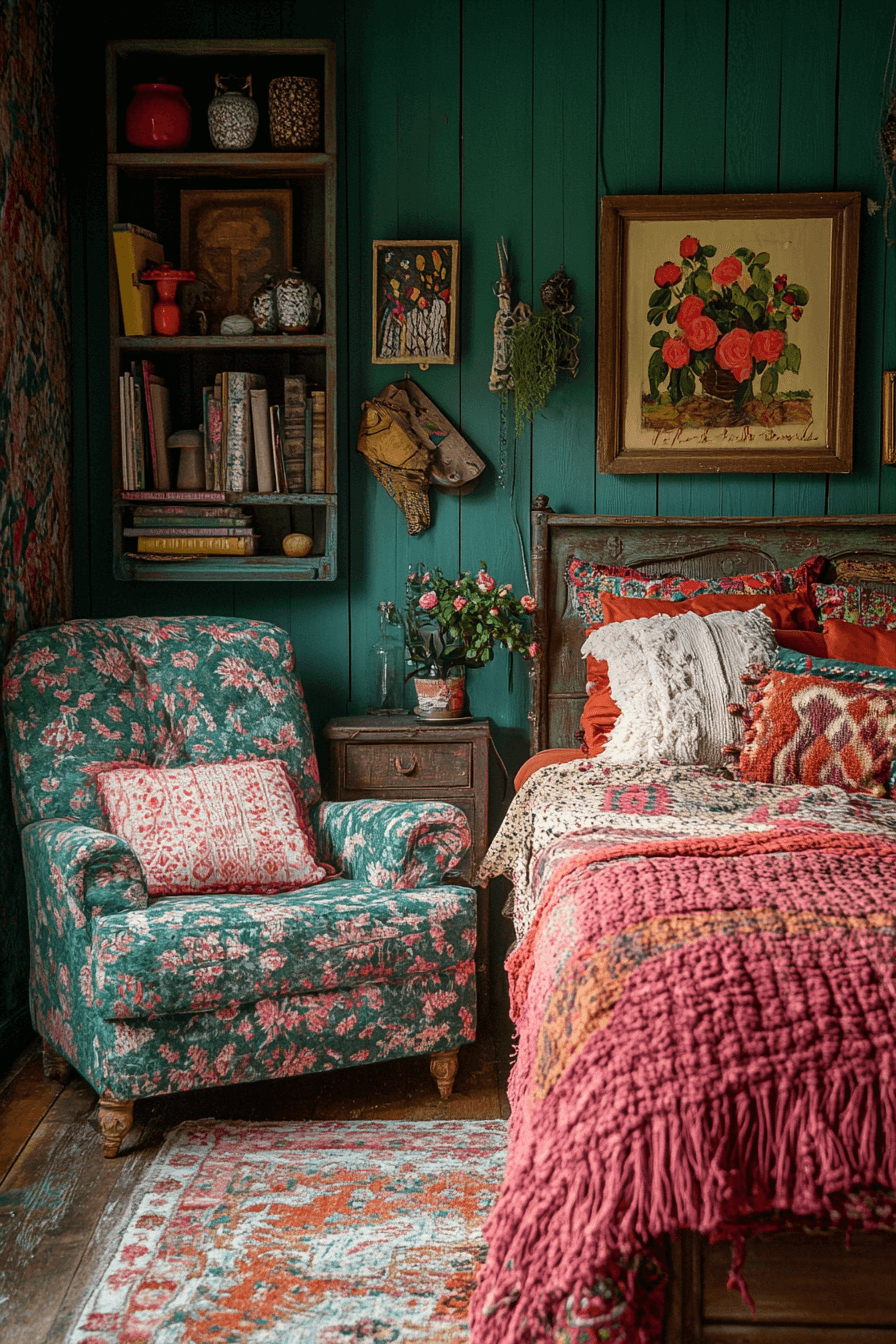 granny chic bedroom
