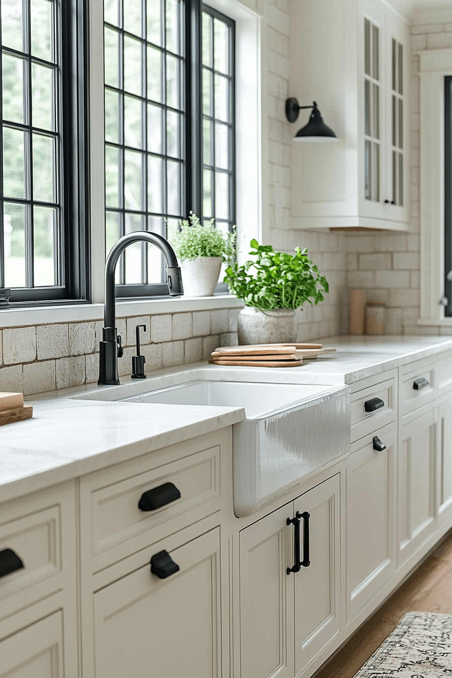 farmhouse kitchen backsplash