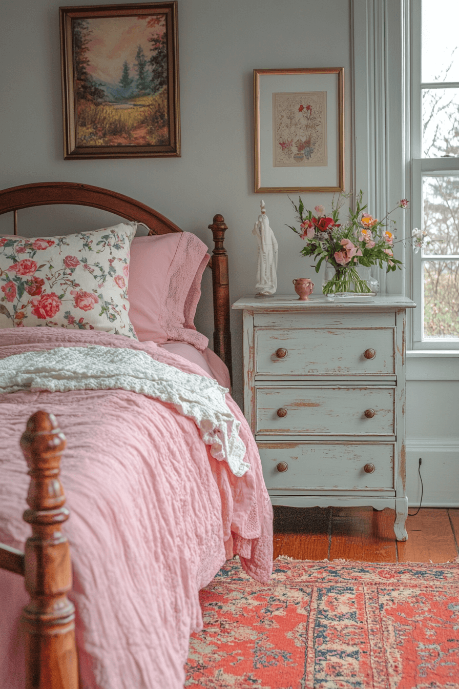 granny chic bedroom