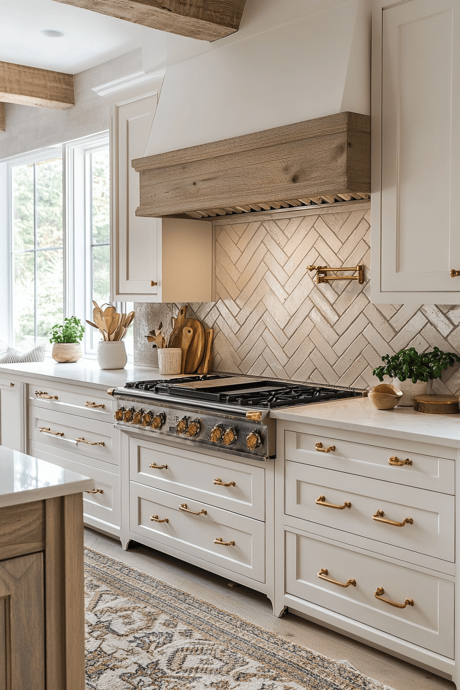 farmhouse kitchen backsplash