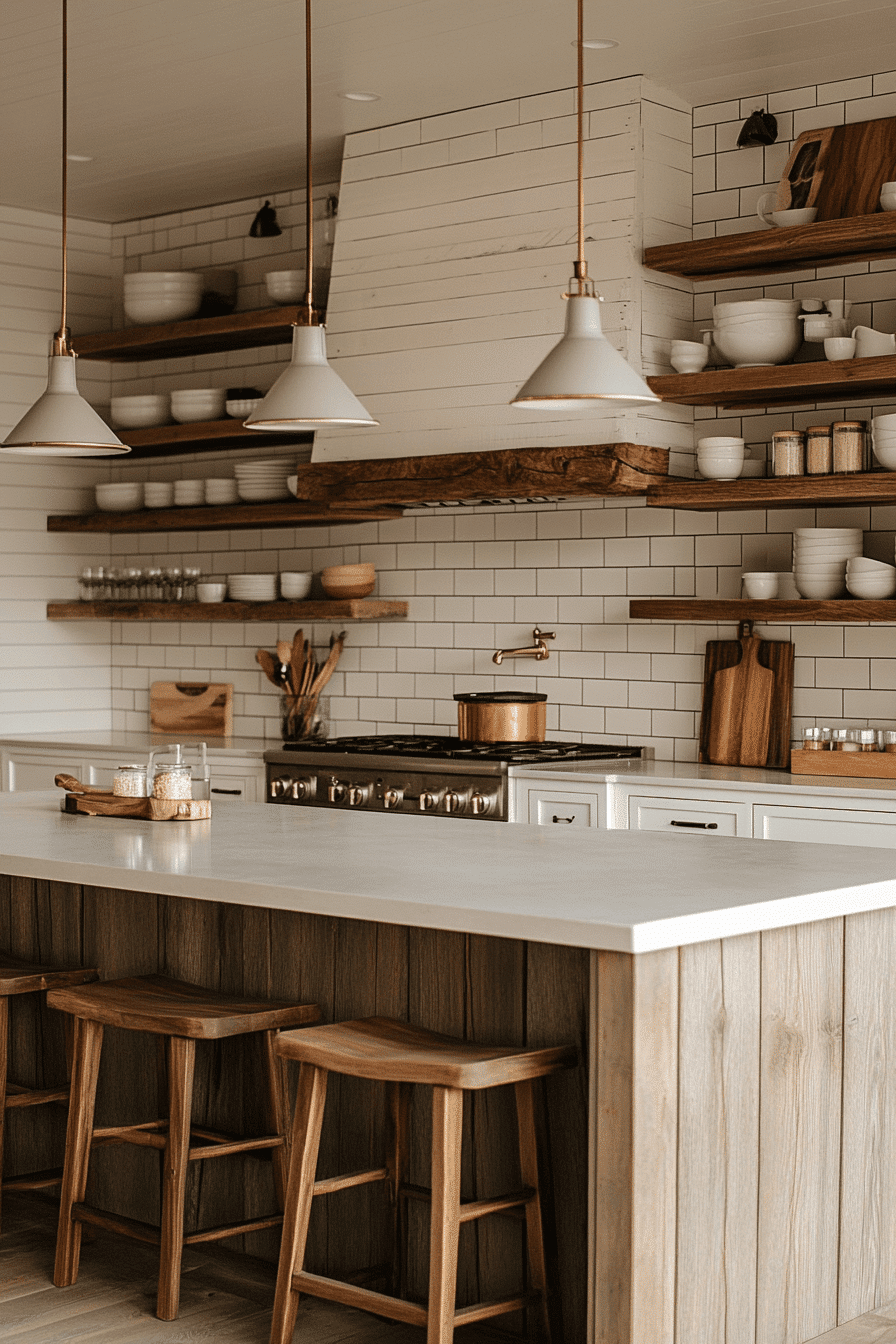 farmhouse kitchen backsplash