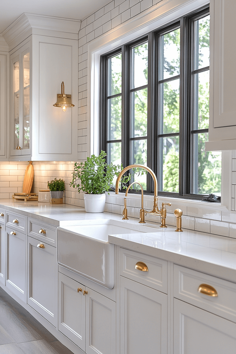 farmhouse kitchen backsplash