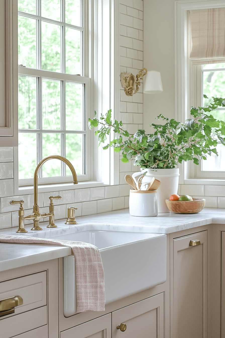 farmhouse kitchen backsplash