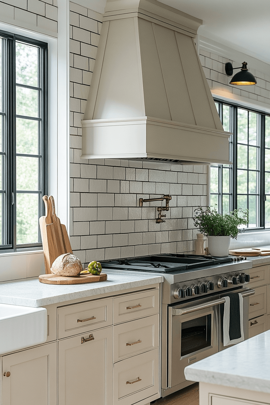 farmhouse kitchen backsplash