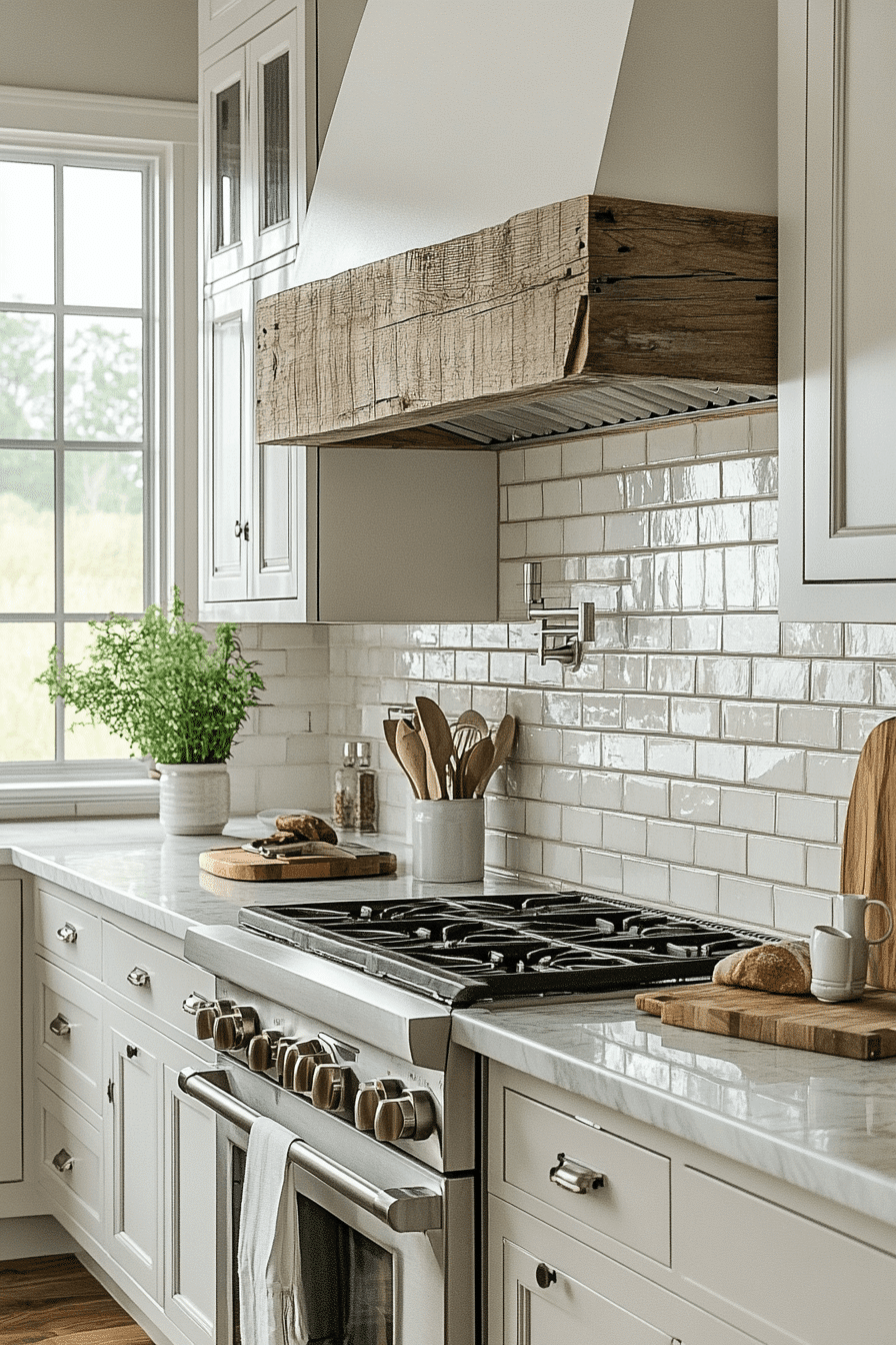farmhouse kitchen backsplash
