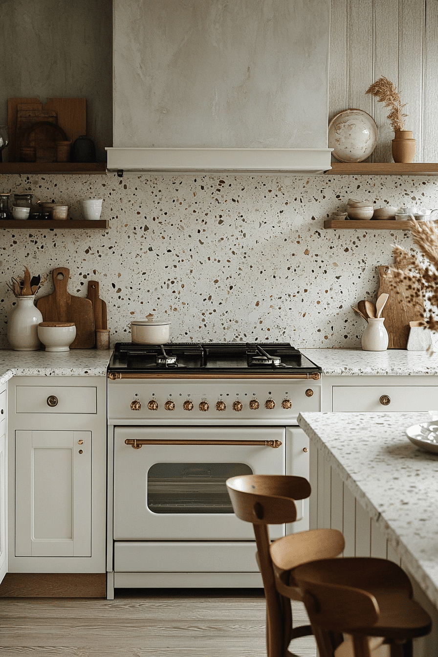 green backsplash kitchen