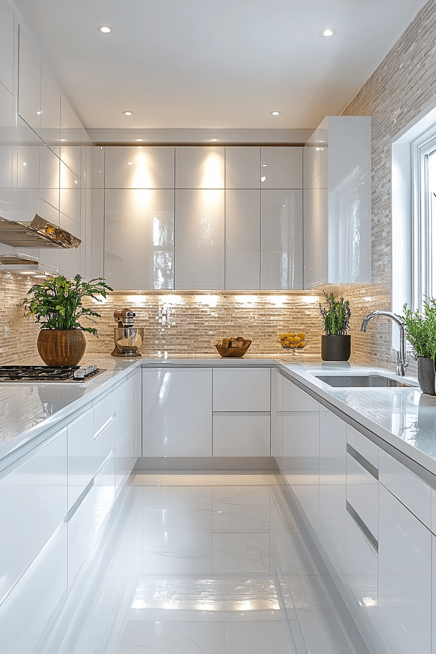 brick backsplash kitchen