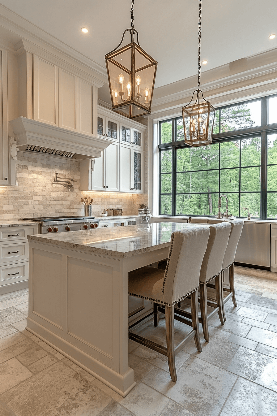 brick backsplash kitchen