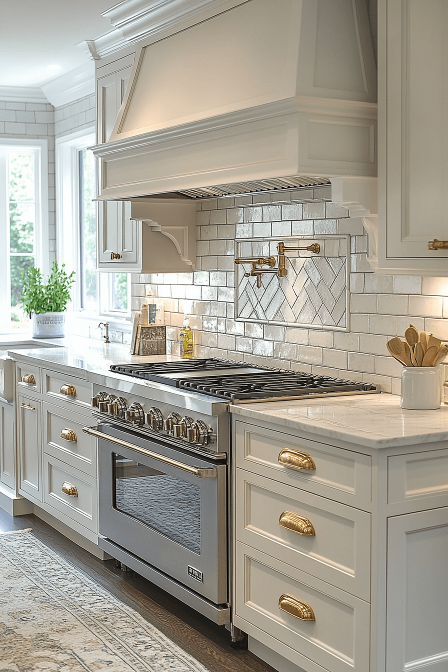 brick backsplash kitchen