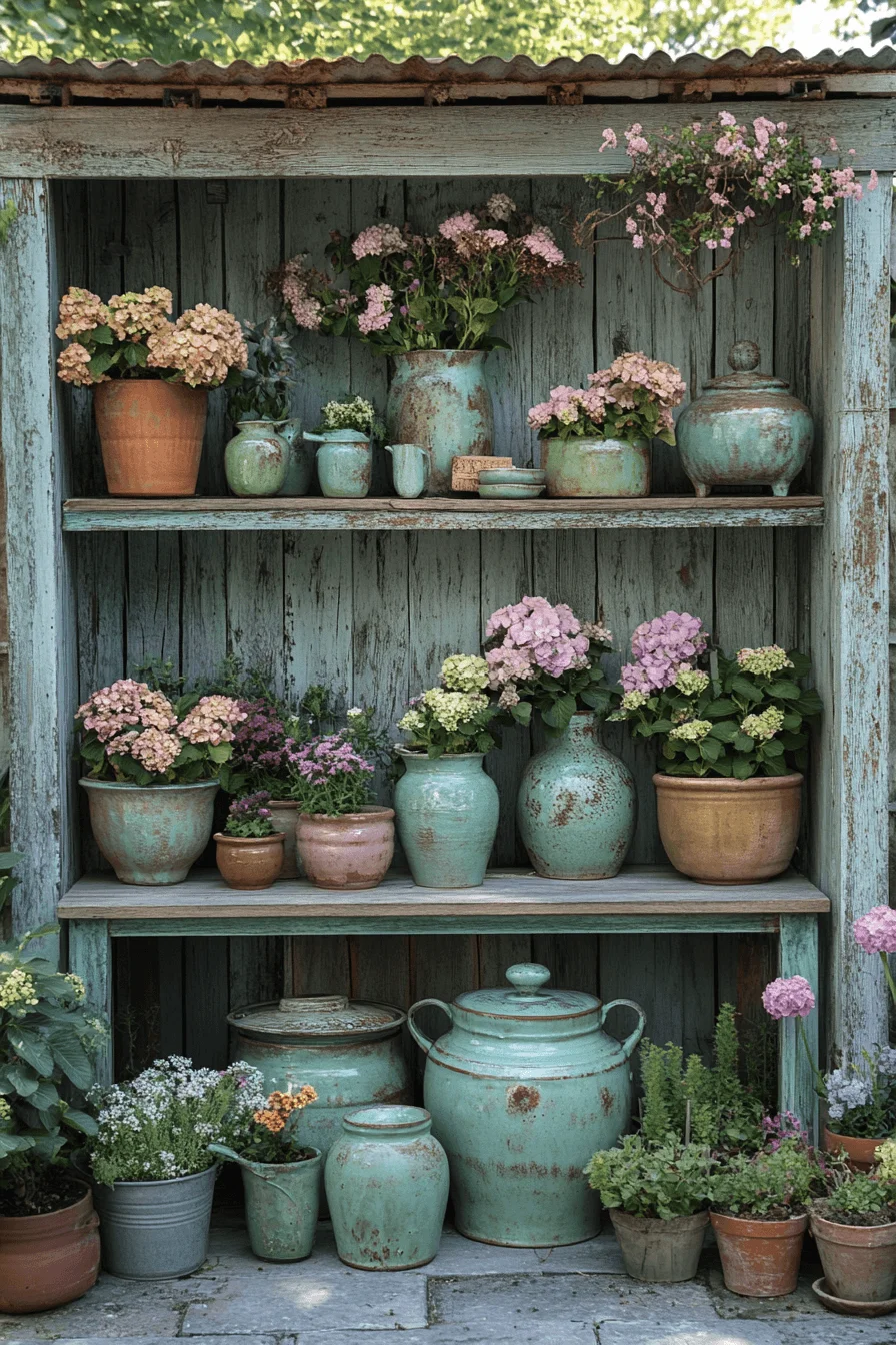 vintage garden decor