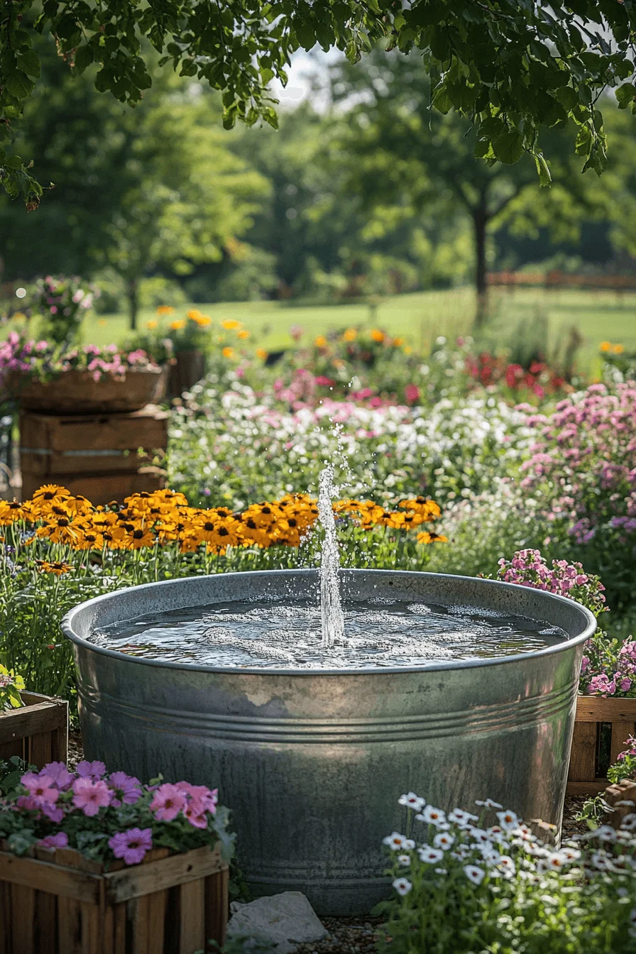 vintage garden decor