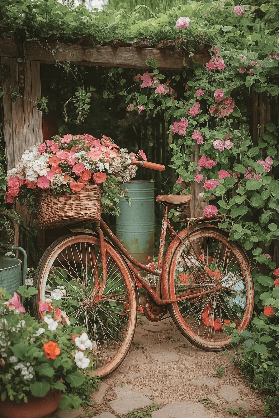 vintage garden decor