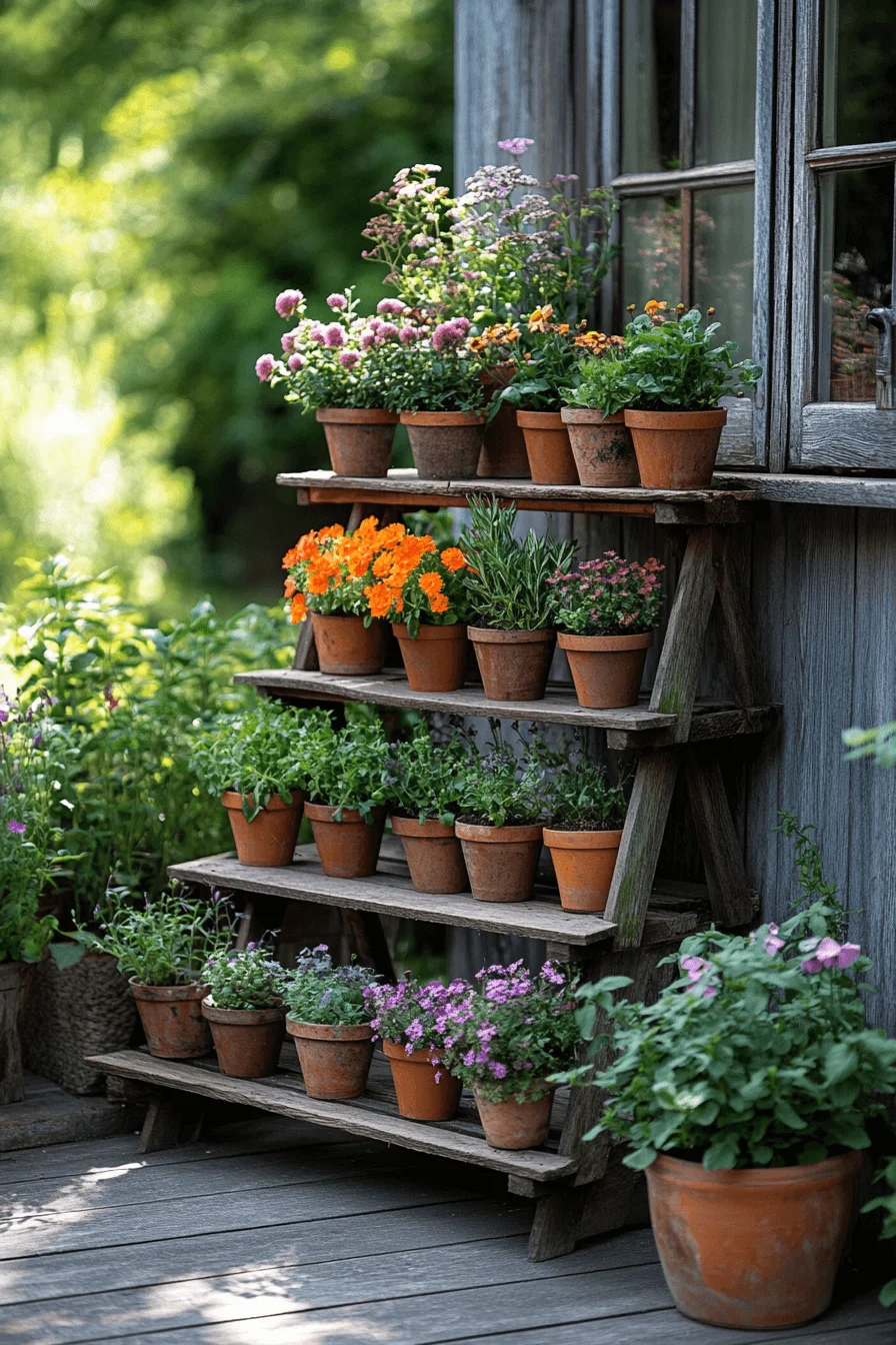 vintage garden decor