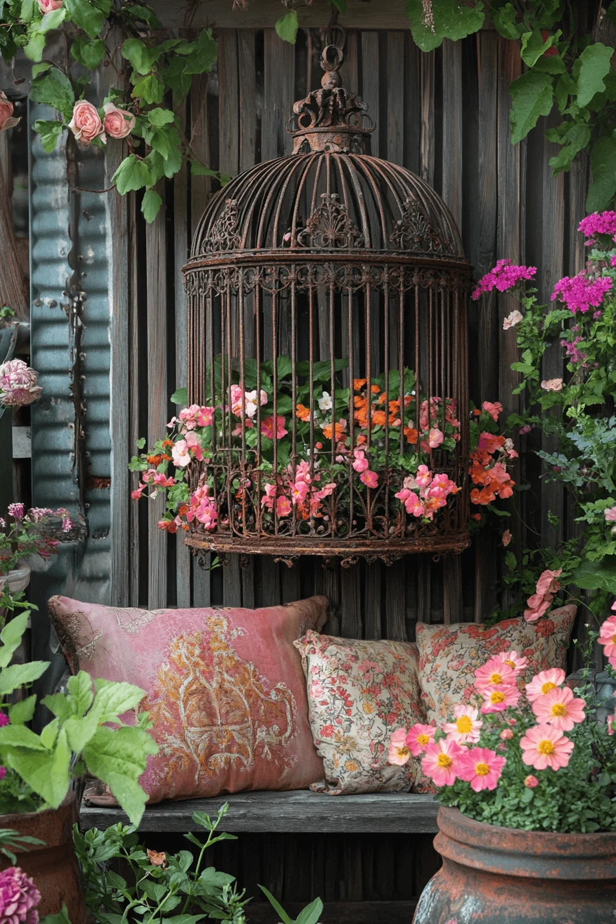 vintage garden decor