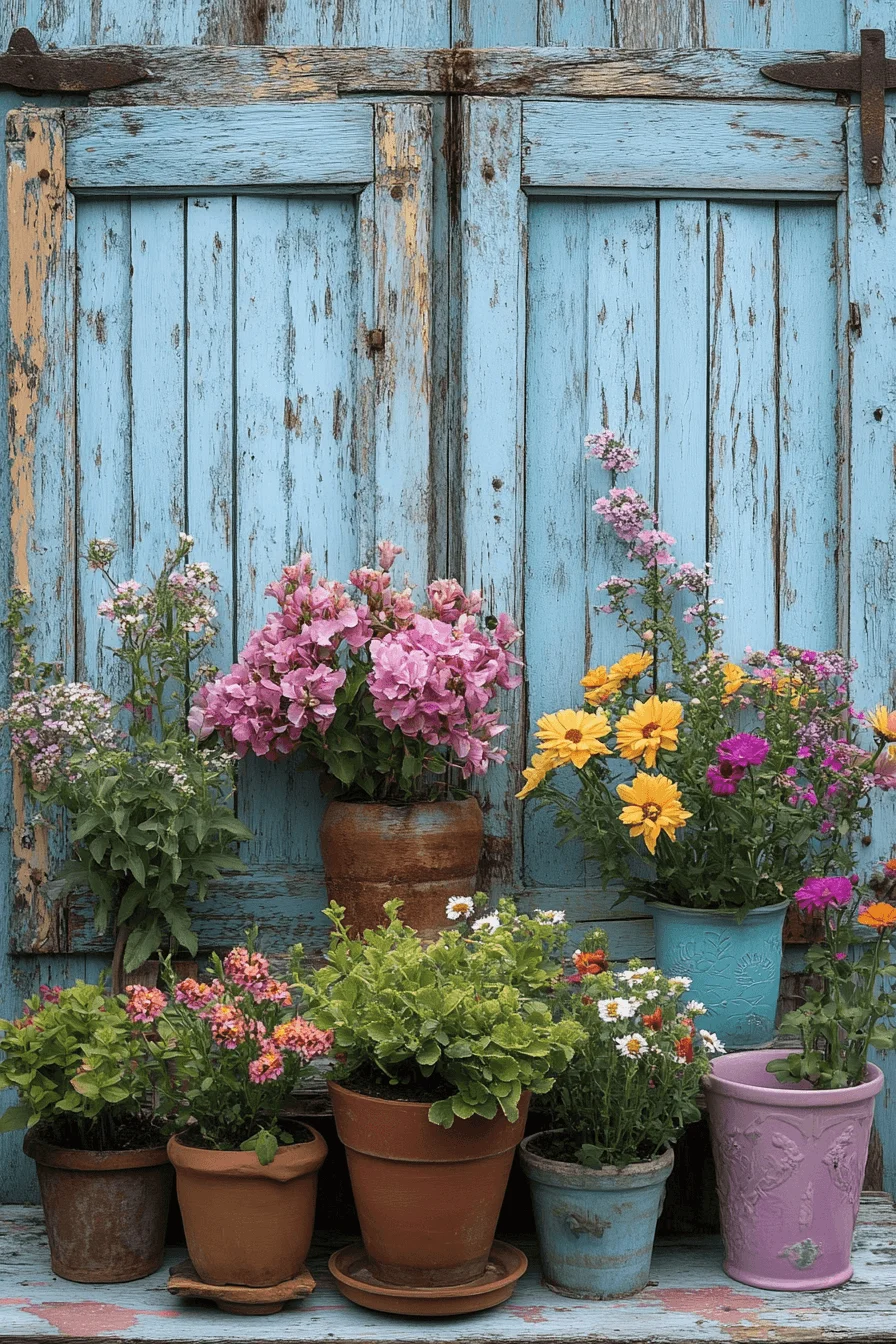 vintage garden decor