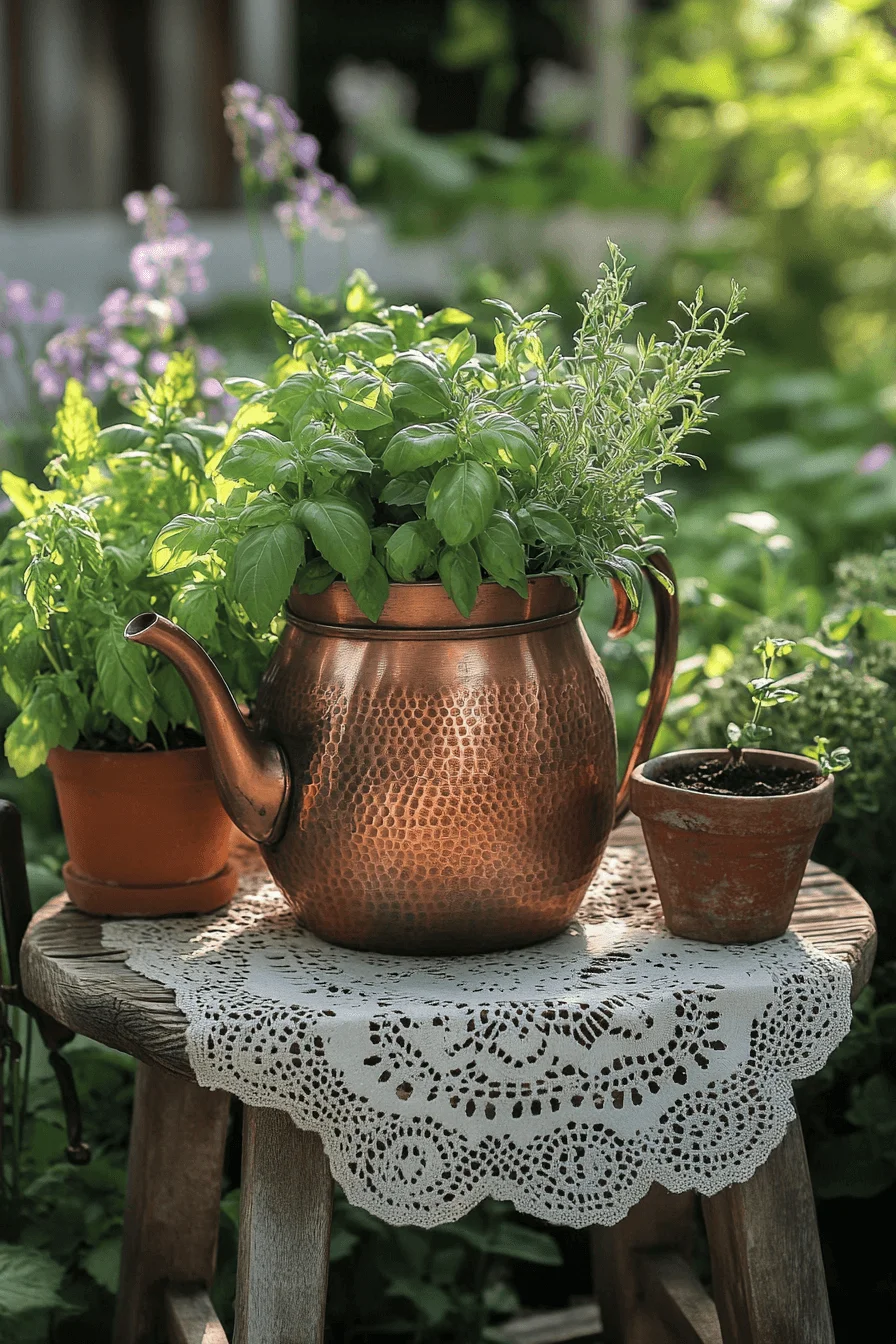 vintage garden decor