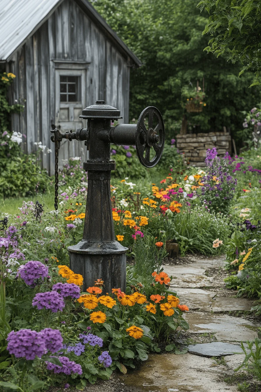 vintage garden decor