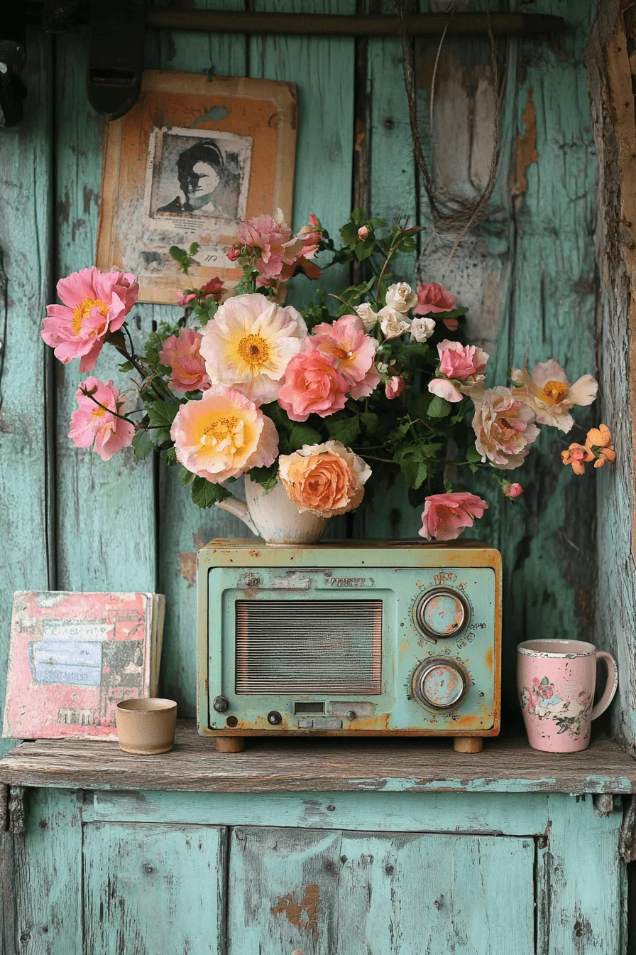 vintage garden decor