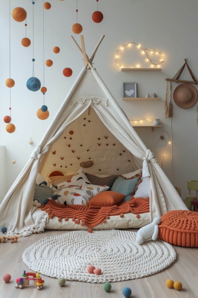Cozy Knit Play Tent