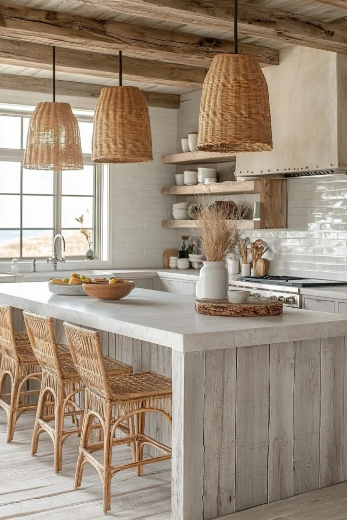 Coastal Boho Tranquility Kitchen