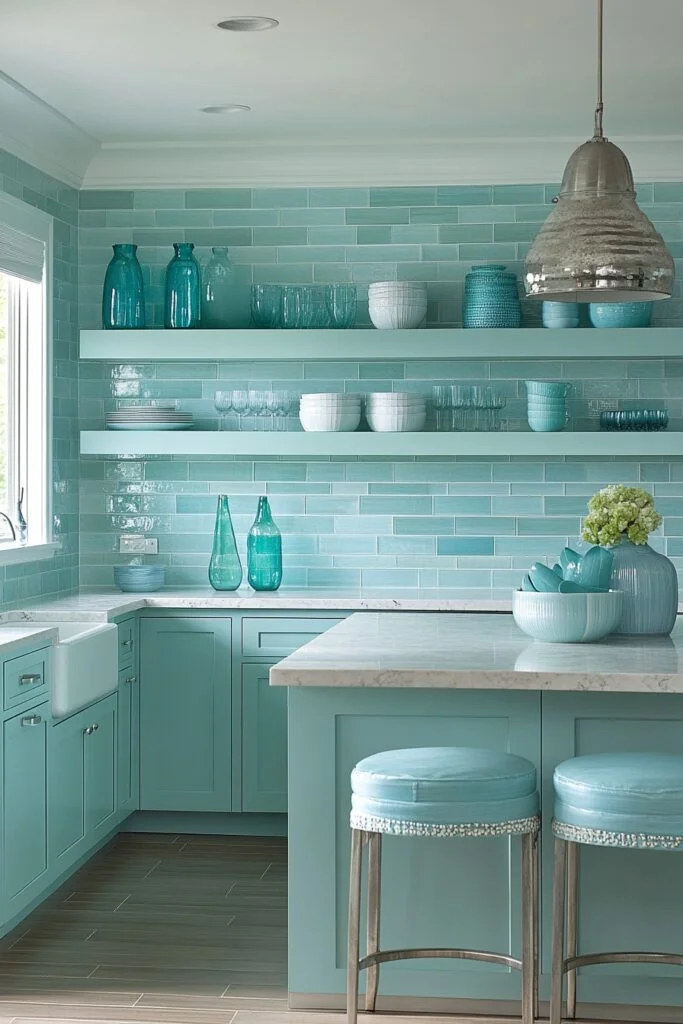 Turquoise Dream Boho Kitchen