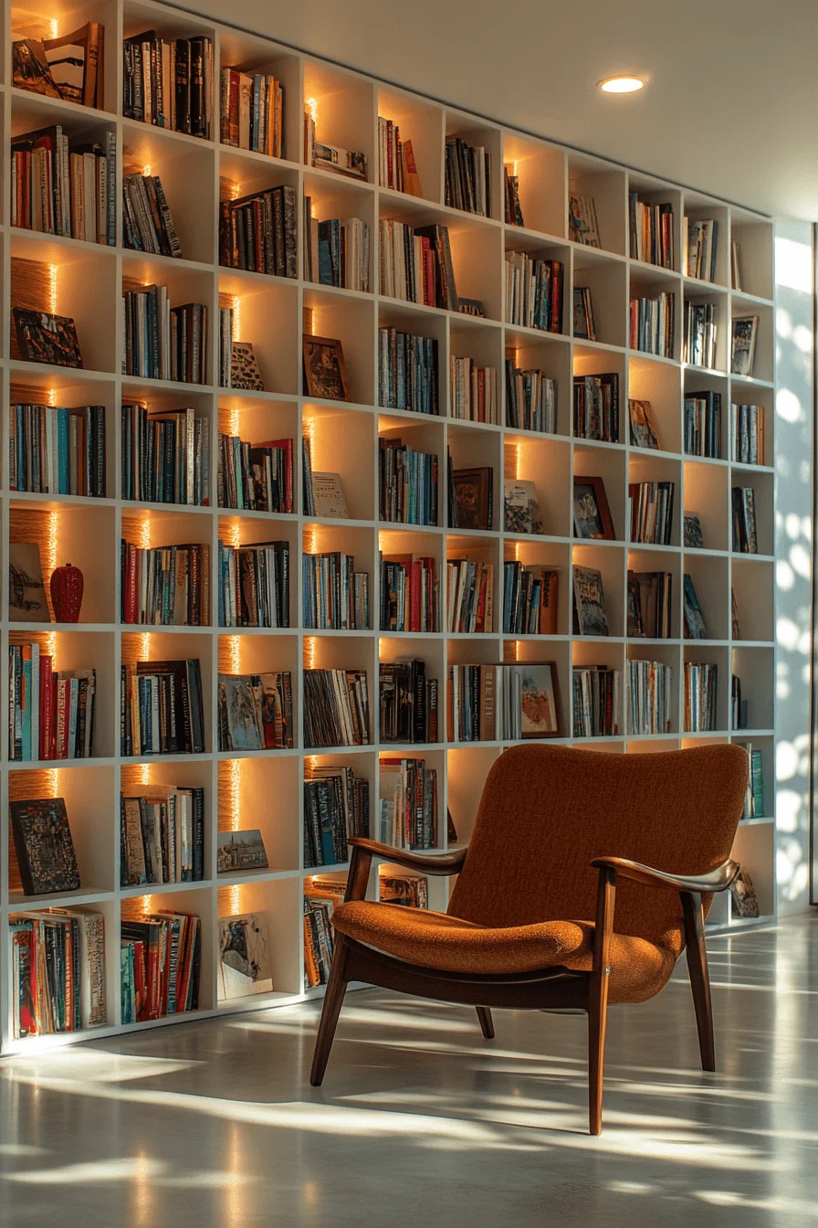 bookshelf inspiration grid