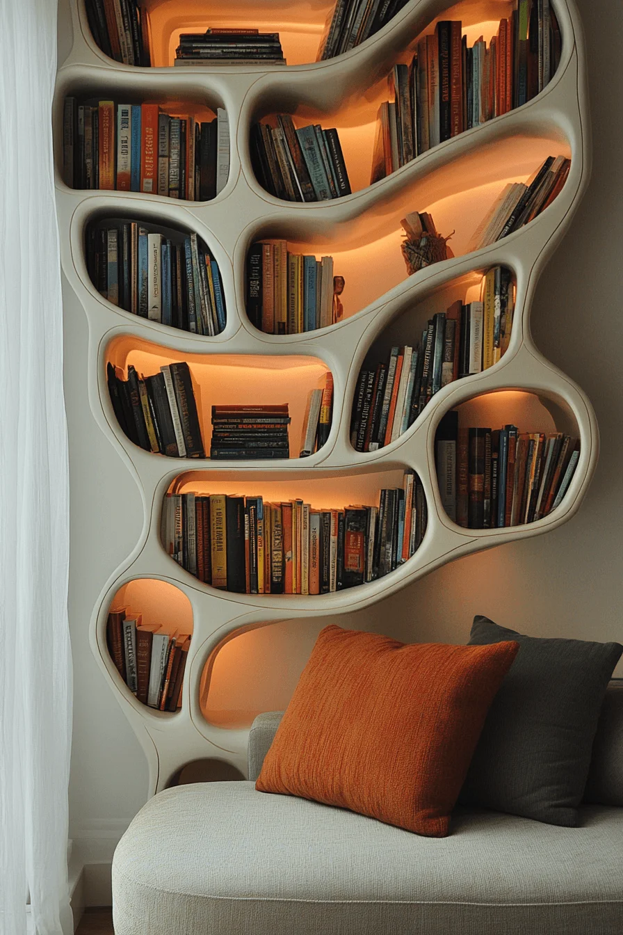 artistic bookshelf inspiration
