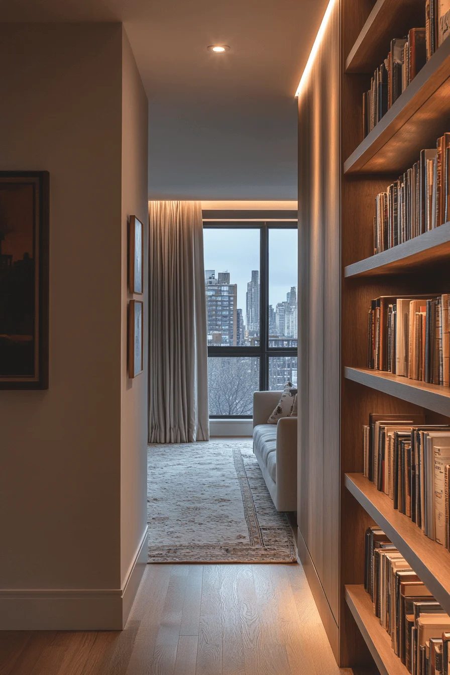 vertical bookshelf inspiration