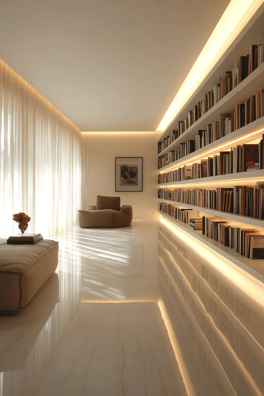 sleek bookshelf inspiration