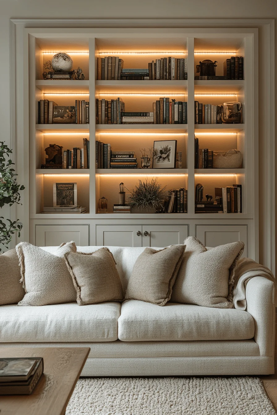 layered bookshelf inspiration