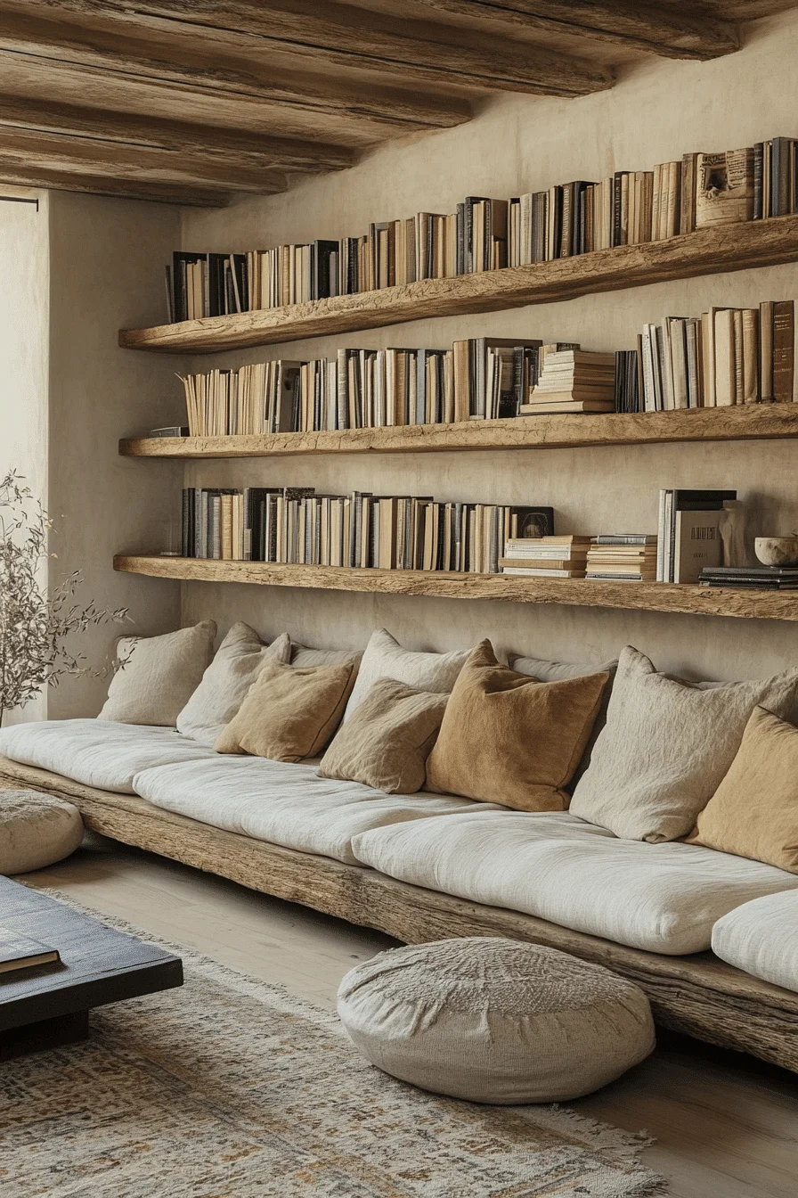 linear bookshelf inspiration