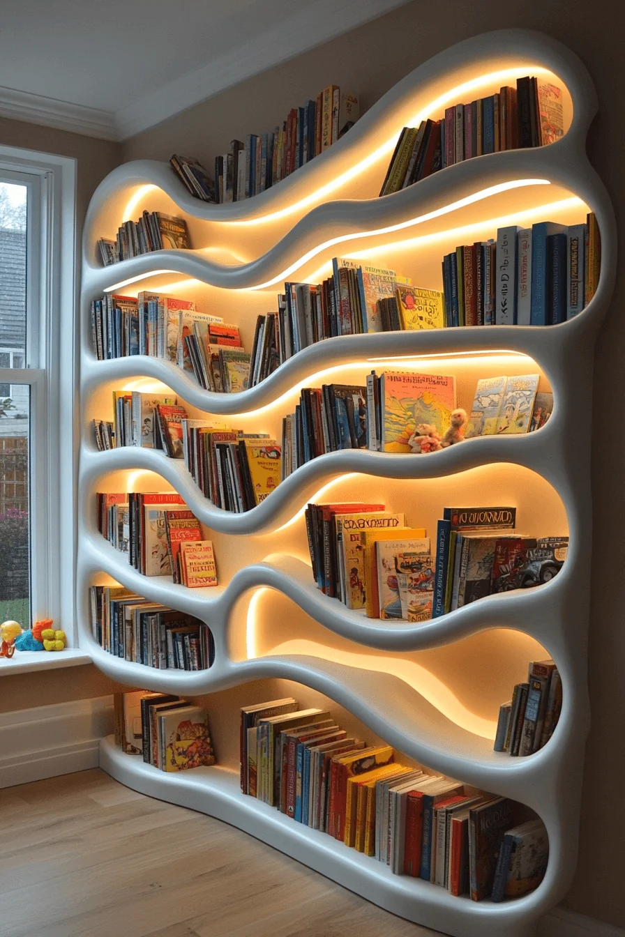 playful bookshelf inspiration