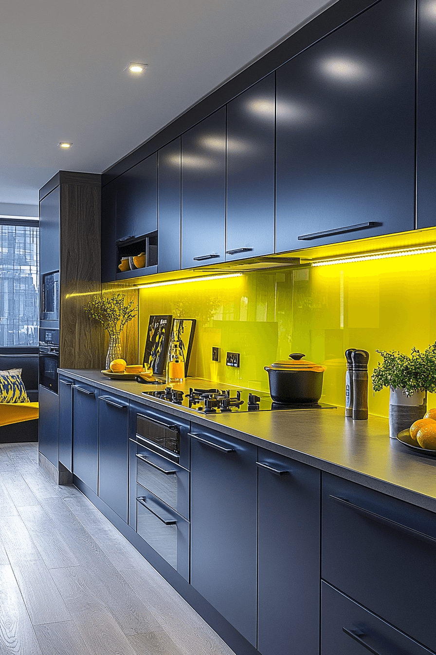 charcoal kitchen cabinets