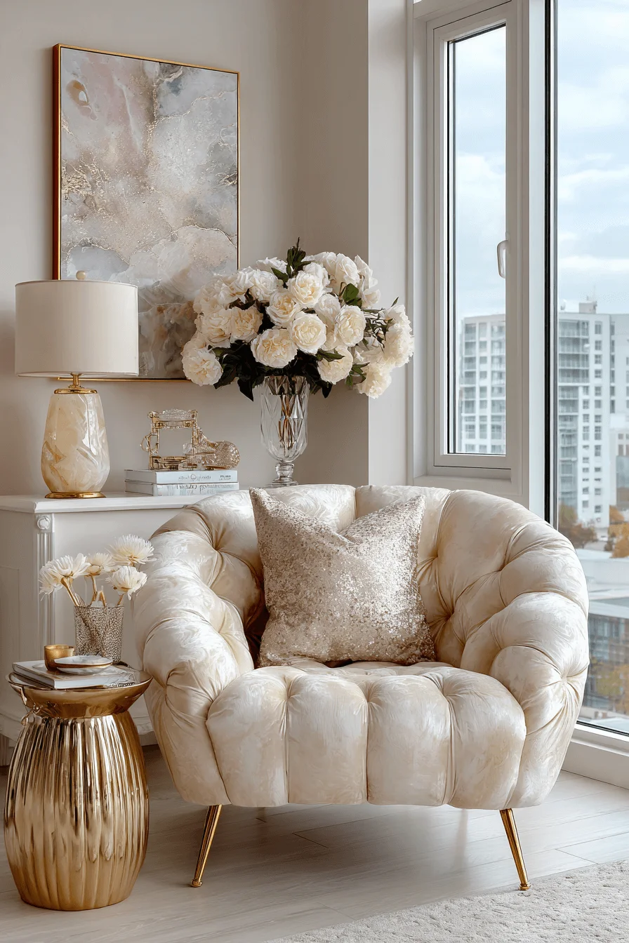 girly apartment decor