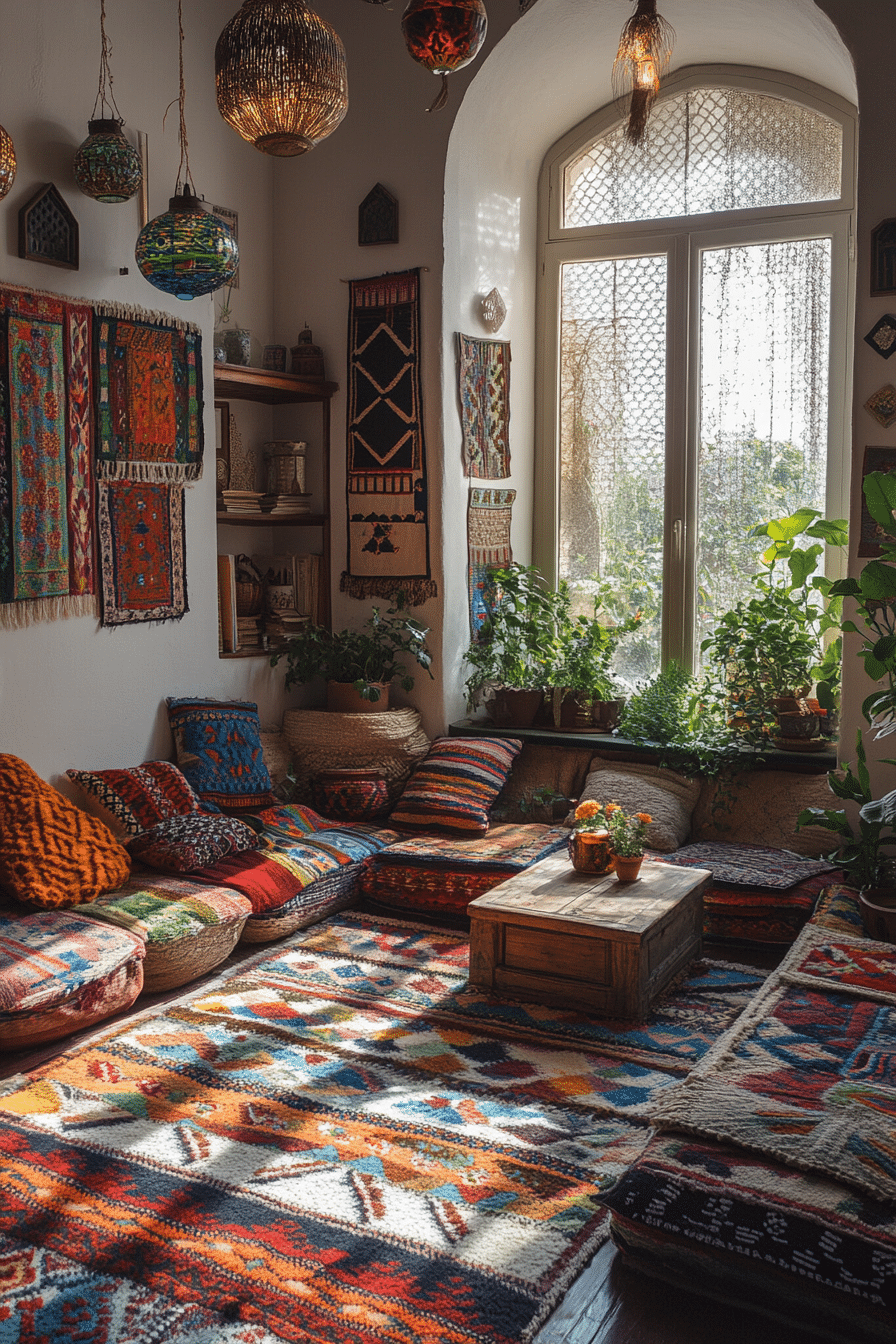 boho maximalist decor