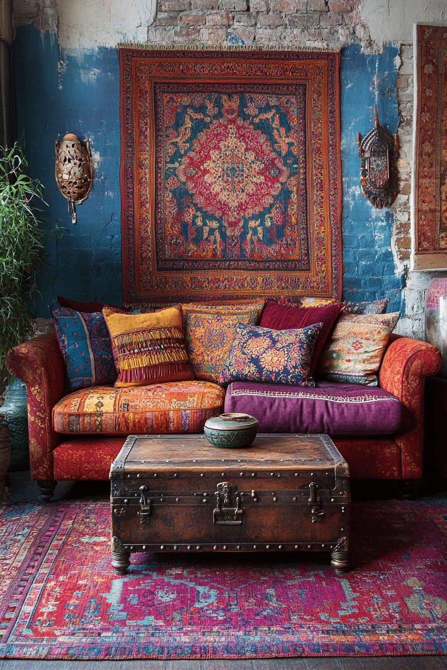 boho maximalist decor