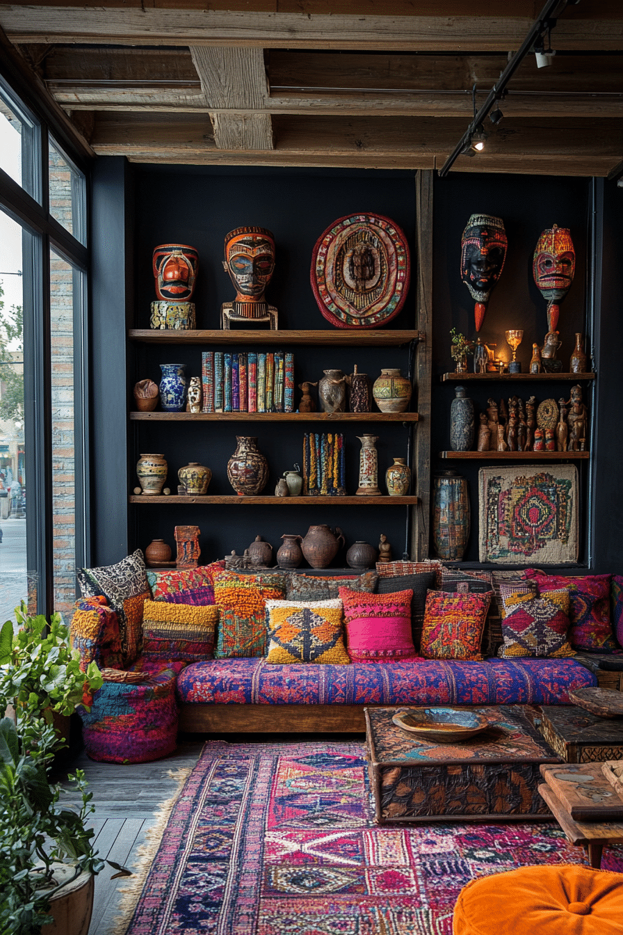 boho maximalist decor