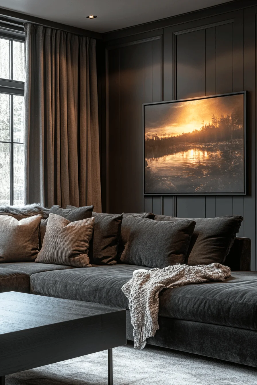 modern cozy living room