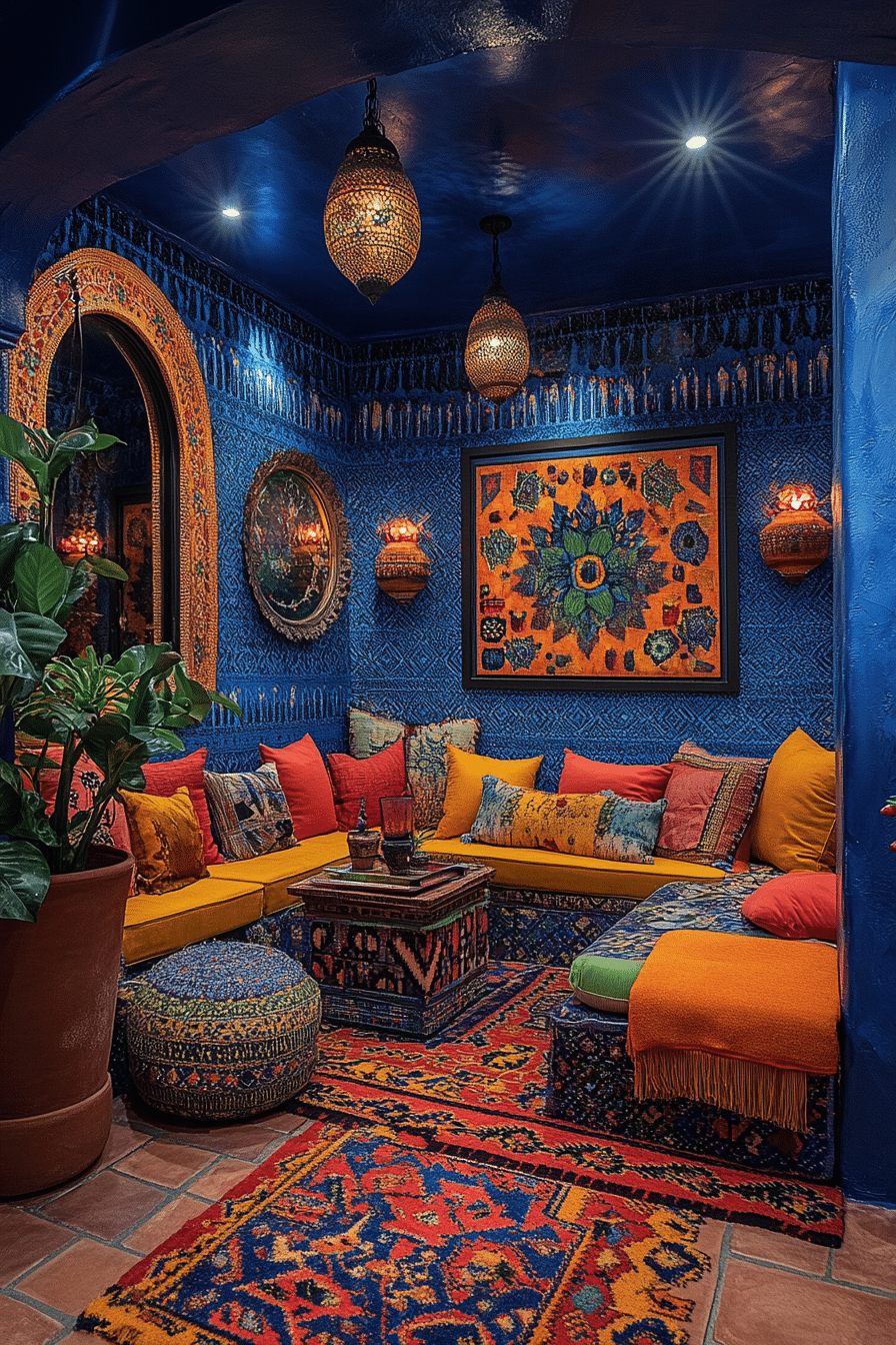 boho maximalist decor