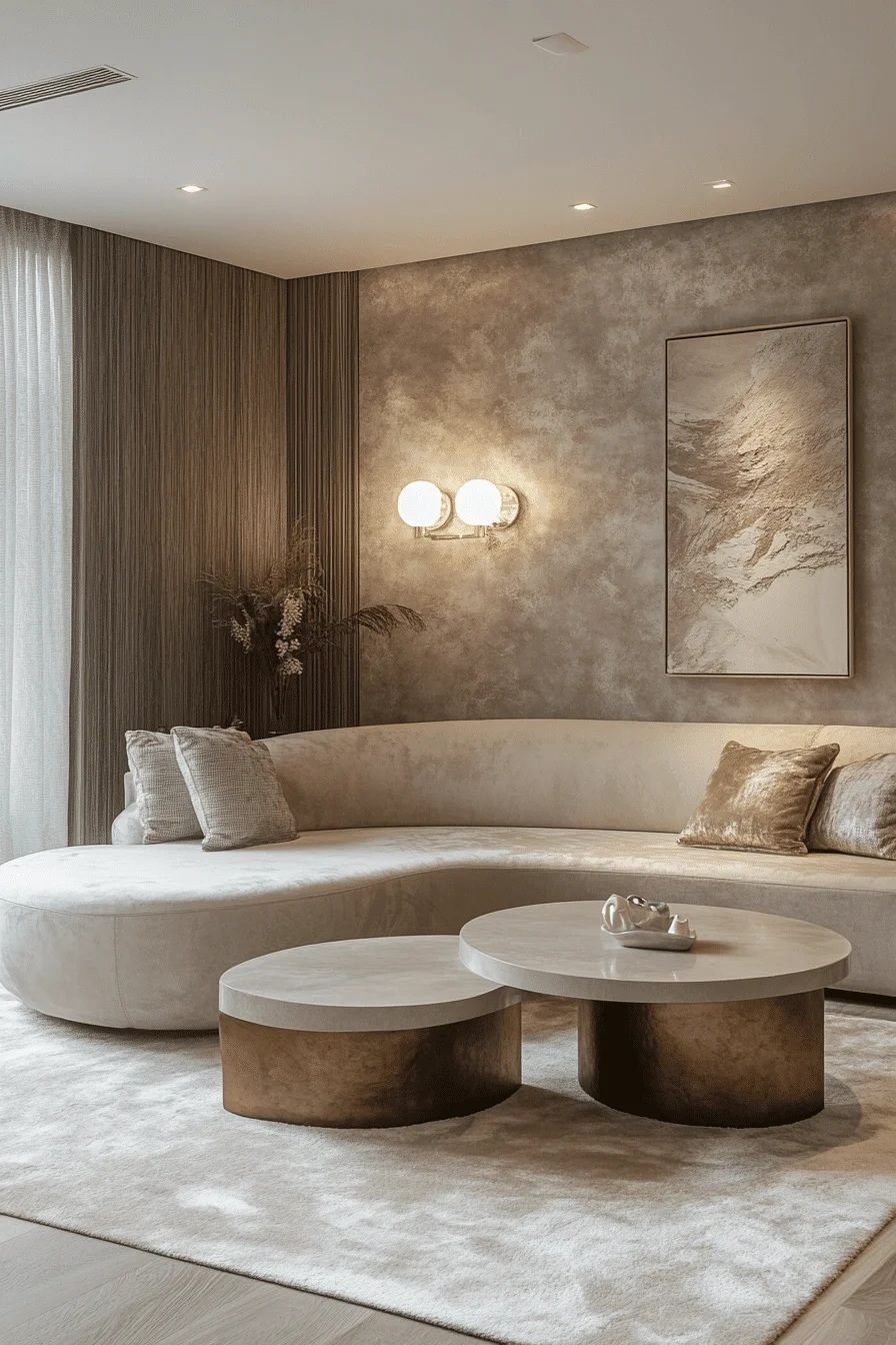 modern cozy living room