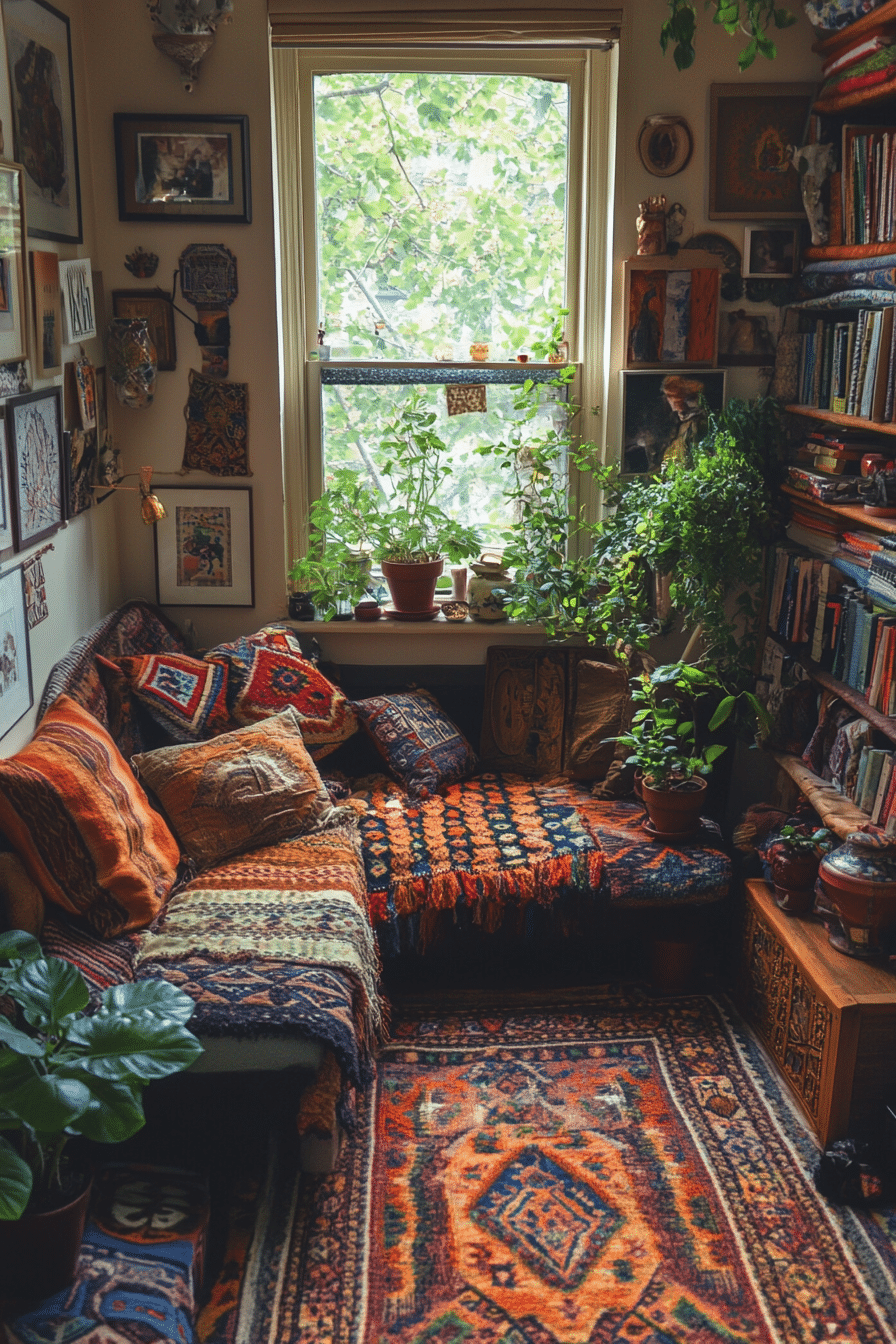 boho maximalist decor