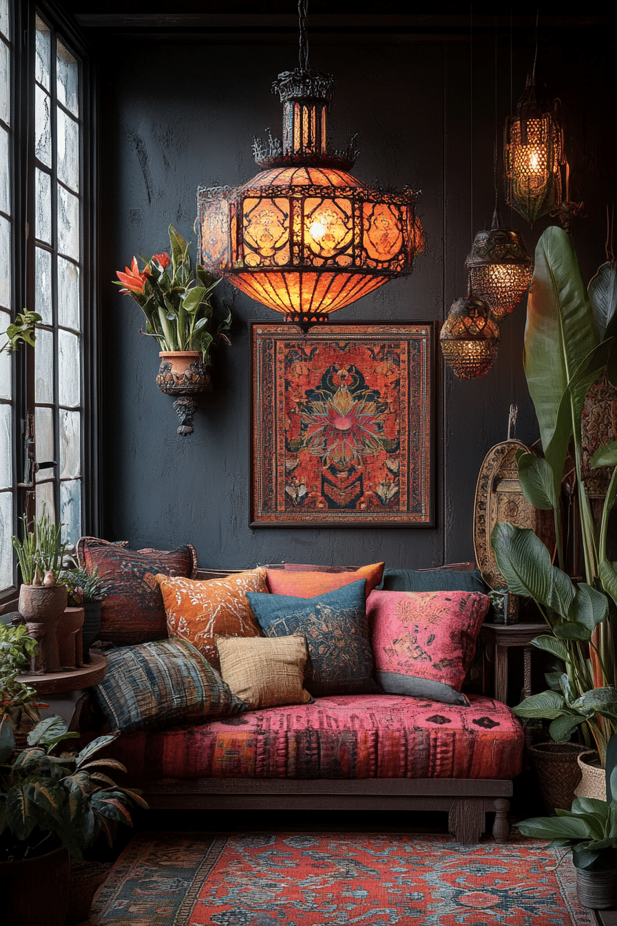boho maximalist decor