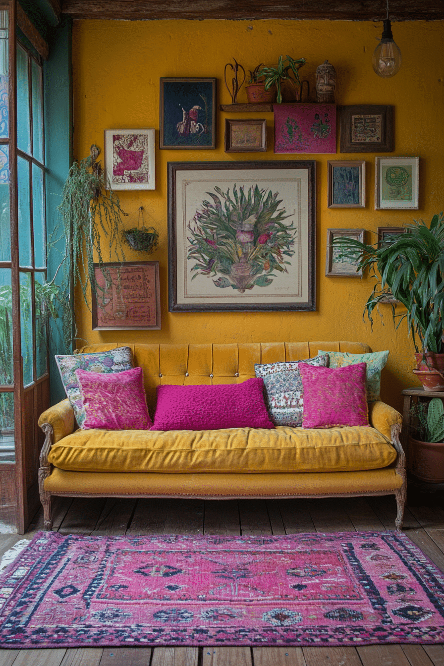 boho maximalist decor