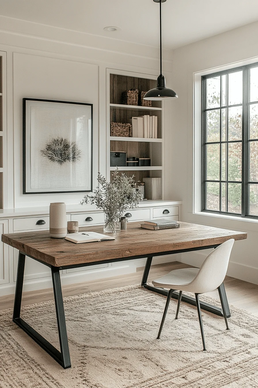 modern farmhouse office
