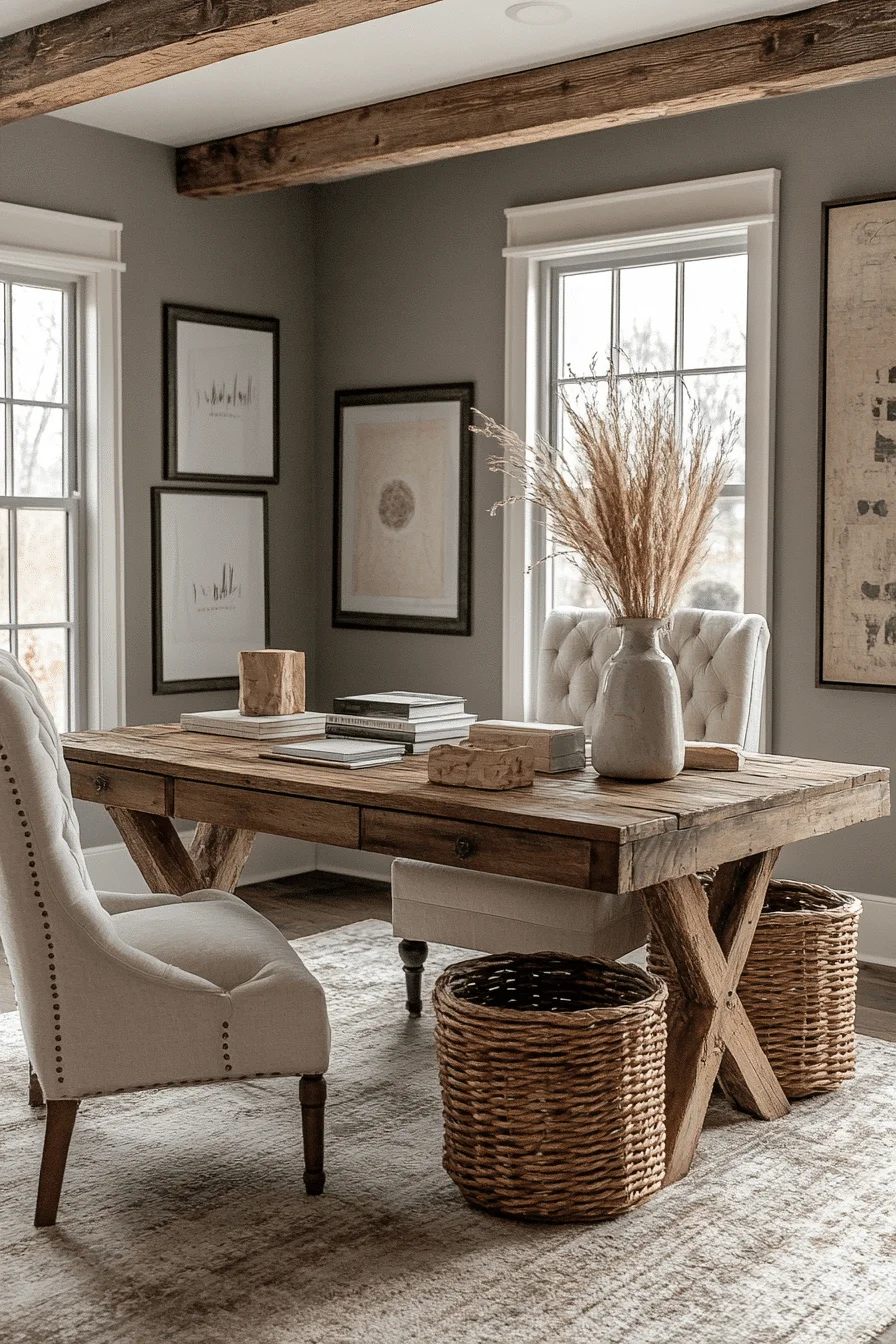 modern farmhouse office