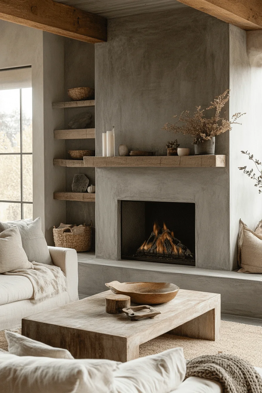 modern farmhouse fireplace