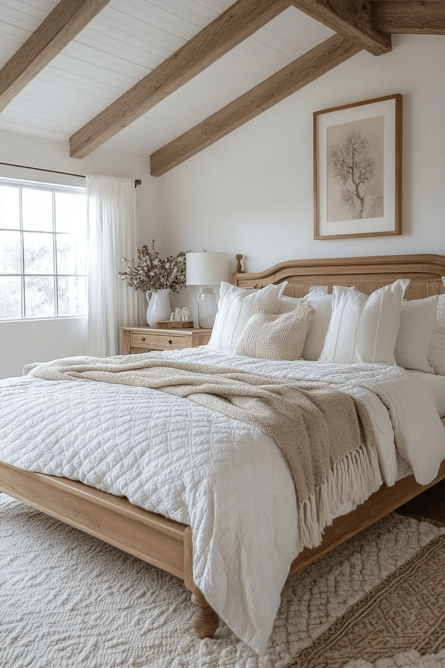 modern farmhouse bedroom