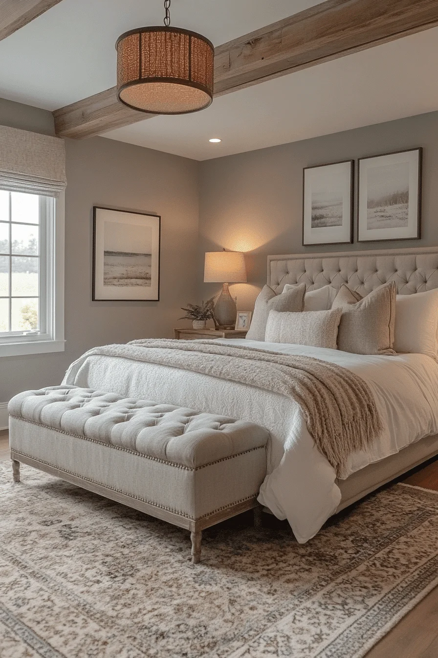 modern farmhouse bedroom